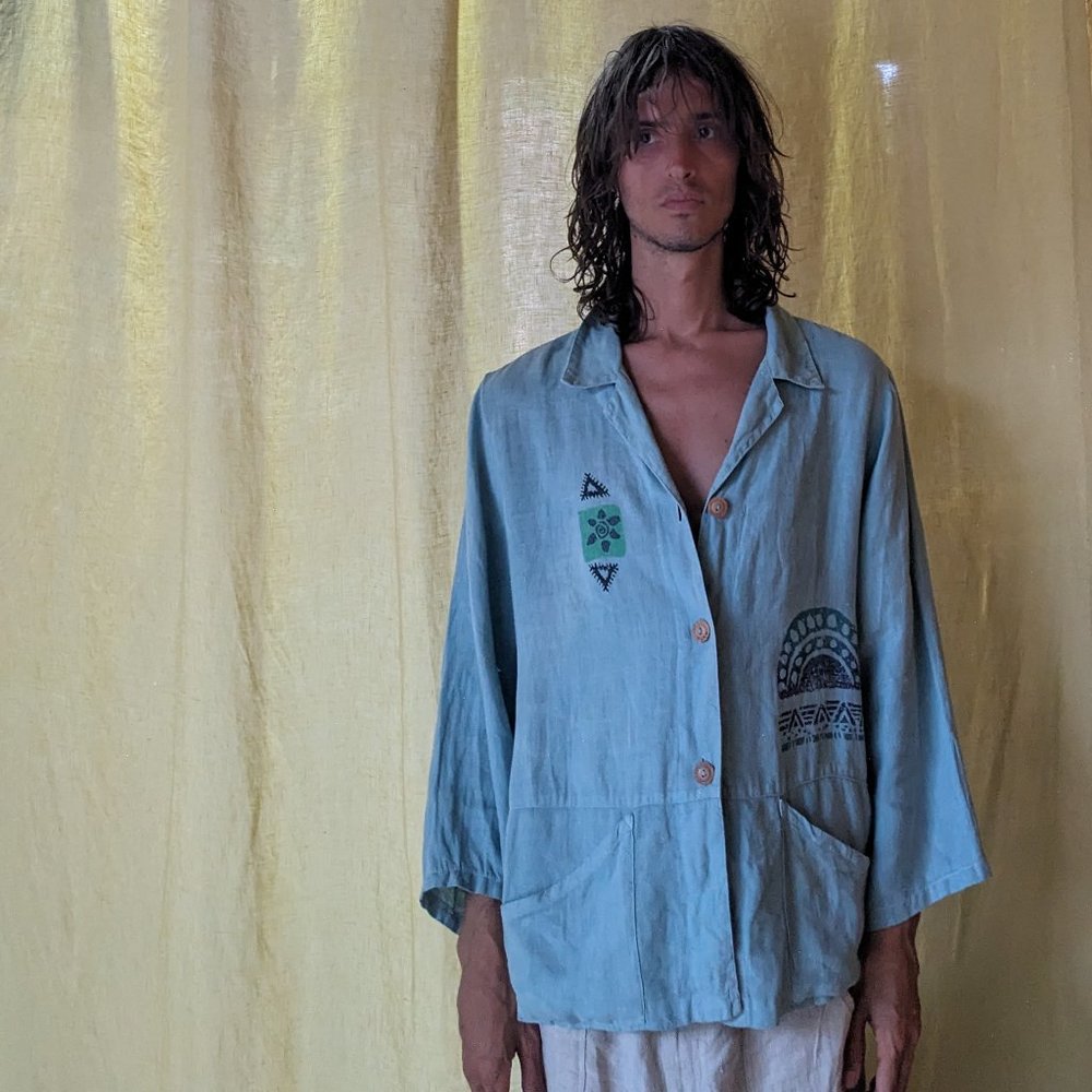 Beautiful Long sleeved Linen Shirt